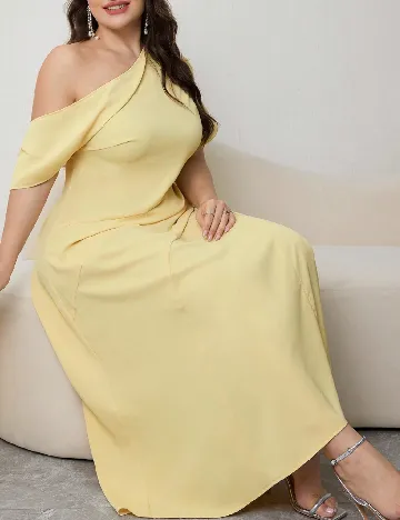 Rochie lunga SHEIN CURVE, galben Galben