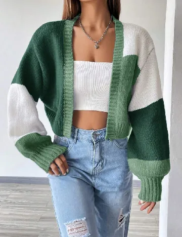 Cardigan SHEIN, verde Verde