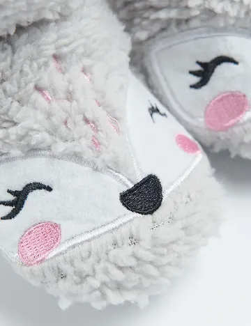 Papuci de Casa Cool Club, gri Gri