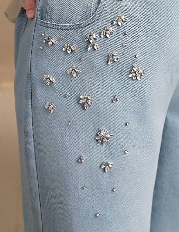 Blugi Anewsta Curve, albastru