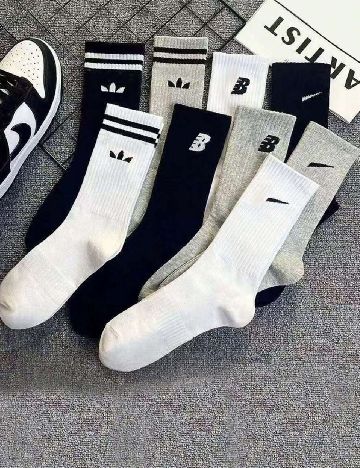 Set sosete 9 perechi SHEIN, mix culori