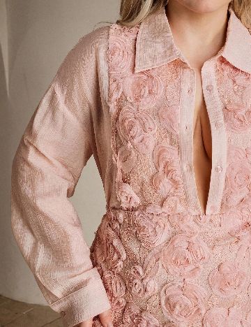 Compleu SHEIN CURVE, roz