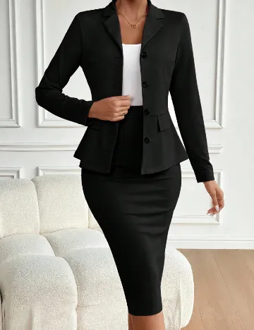 Compleu SHEIN, negru Negru