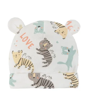 Caciula Cool Club, alb Alb