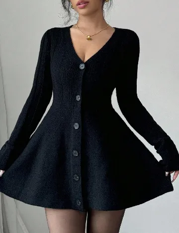 Rochie scurta SHEIN, negru Negru