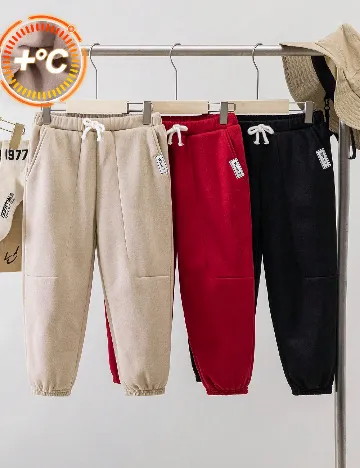 Set pantaloni 3 perechi Shein Kids, mix culori Mix culori