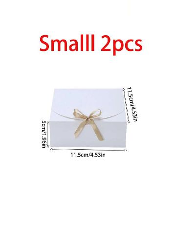 Set cutii carton 2 bucati SHEIN, alb