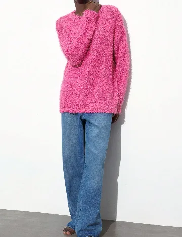 Pulover SHEIN, roz Roz