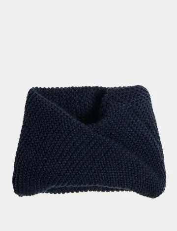 Fular Circular Cool Club, bleumarin Albastru