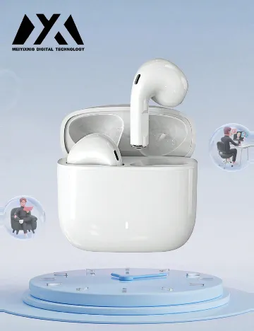 Casti SHEIN, alb Alb