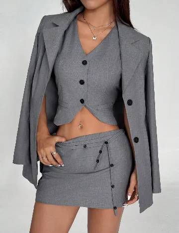 Compleu SHEIN, gri Gri