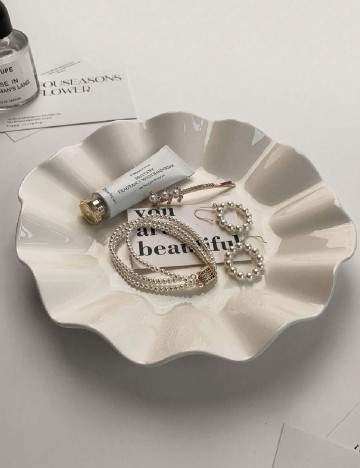 Tava ceramica SHEIN, alb