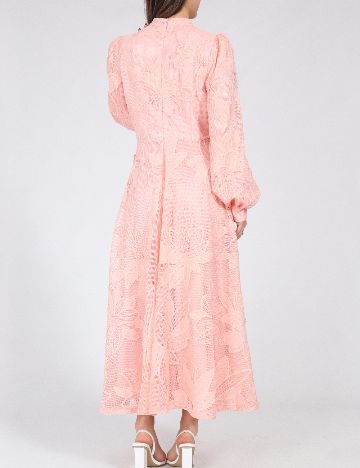 Rochie lunga Anewsta, roz
