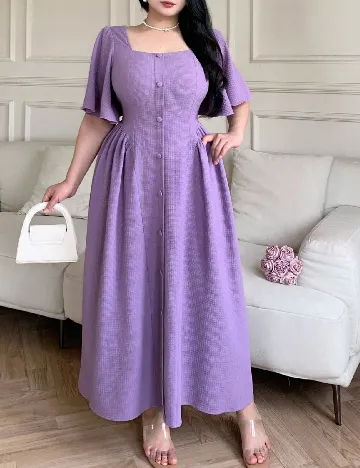 Rochie lunga SHEIN CURVE, mov Mov