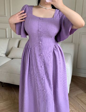 Rochie lunga SHEIN CURVE, mov