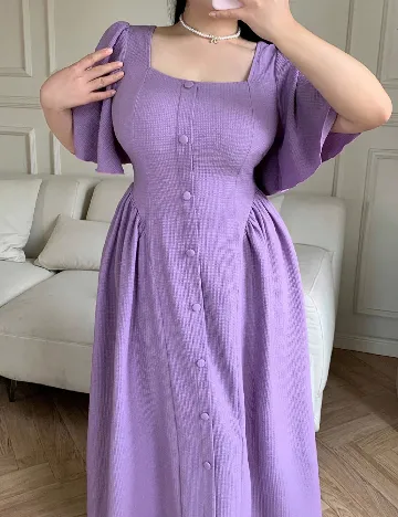 Rochie lunga SHEIN CURVE, mov Mov