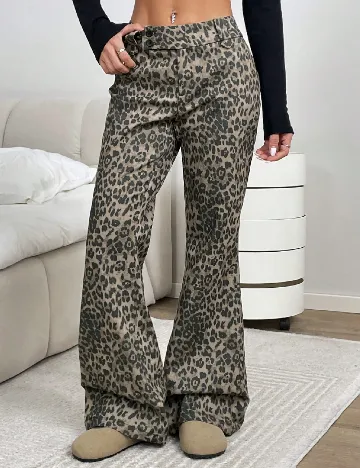 Pantaloni SHEIN, animal print Animal print