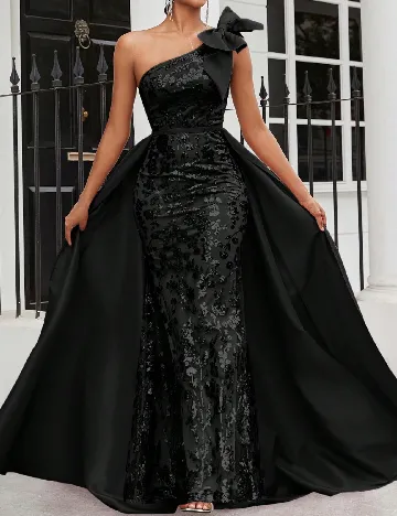 Rochie lunga SHEIN, negru Negru