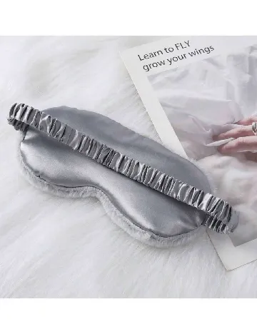 Set masca de ochi 2 bucati SHEIN, alb/gri Alb