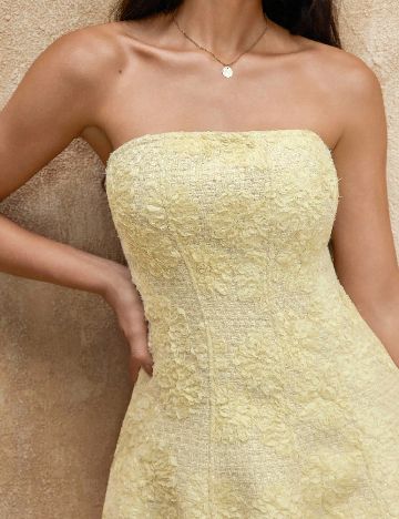 Rochie scurta SHEIN, galben