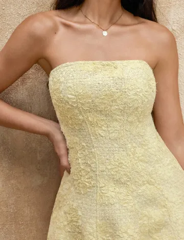 Rochie scurta SHEIN, galben Galben