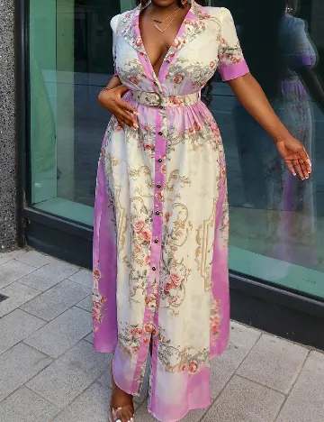 Rochie lunga SHEIN, floral Floral print