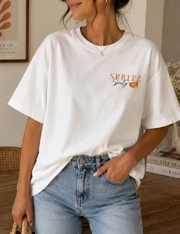 Tricou SHEIN, alb