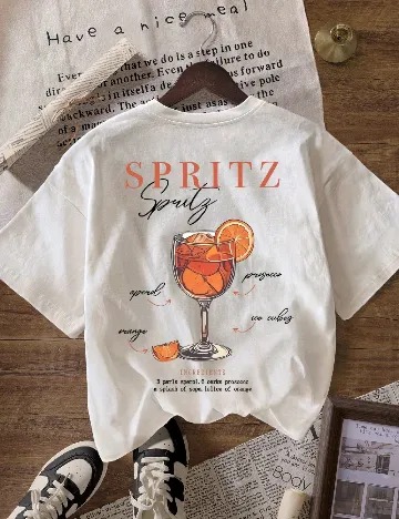 Tricou SHEIN, alb Alb