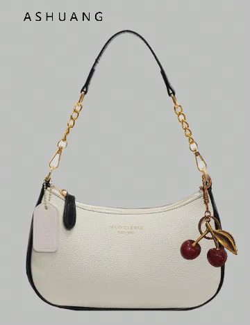 Geanta SHEIN, alb/negru Alb