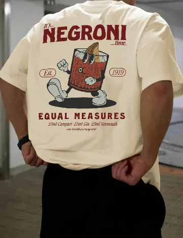 Tricou SHEIN, crem Crem