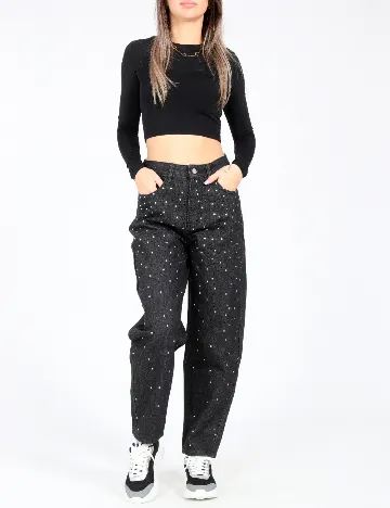 Blugi SHEIN, negru Negru