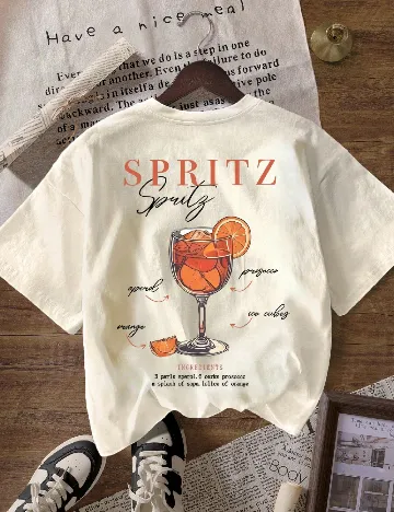 Tricou SHEIN, ecru Alb