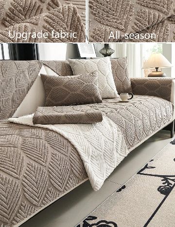 Husa pentru canapea SHEIN, maro