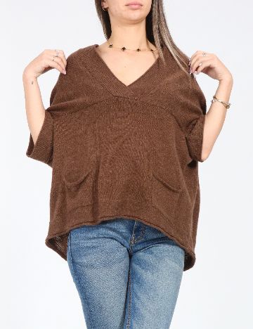 Bluza Oversize Zara, maro