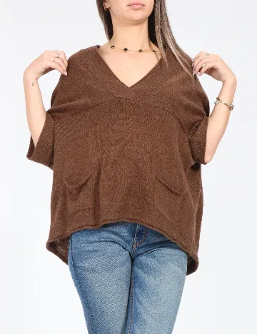 Bluza Oversize Zara, maro Maro