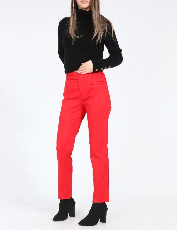 Pantaloni Zara, rosu Rosu