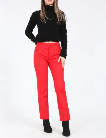 Pantaloni Zara, rosu Rosu