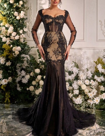 Rochie lunga SHEIN, negru