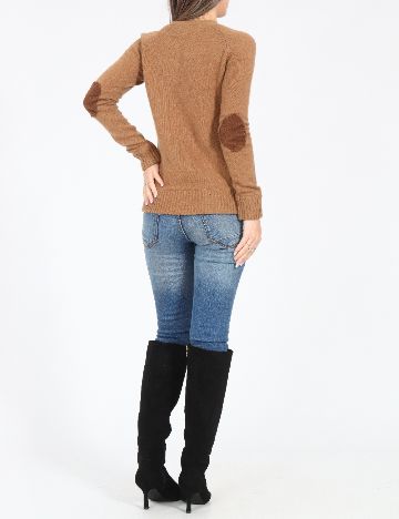 Cardigan Zara, maro/alb