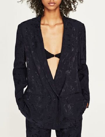 Sacou Zara, bleumarin