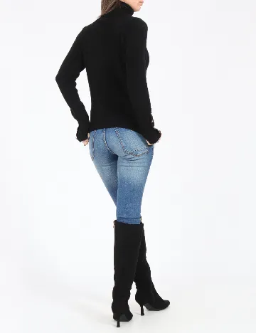 Pulover Zara, negru Negru