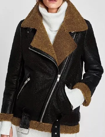 Jacheta Zara, negru Negru