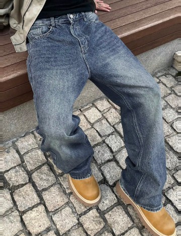 Blugi Dazy, albastru