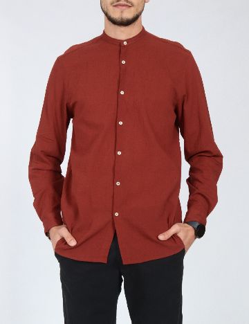 Camasa Zara, caramiziu
