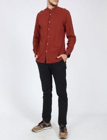 Camasa Zara, caramiziu