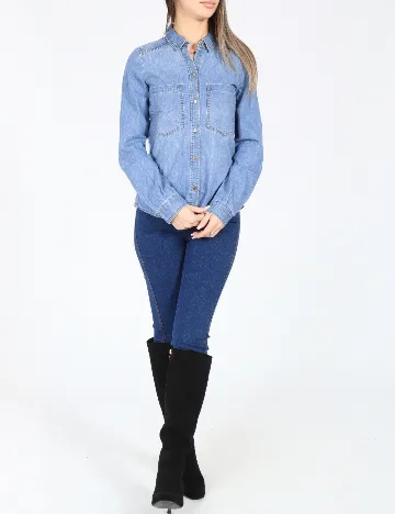 Camasa Zara, albastru Albastru