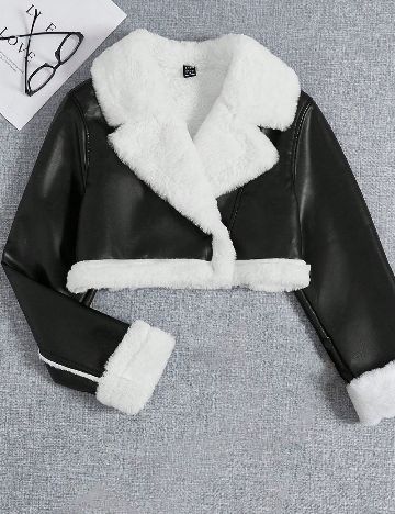 Jacheta SHEIN, alb/negru