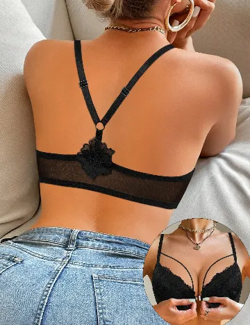 Sutien SHEIN, negru Negru