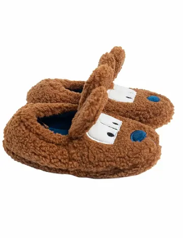 Papuci de Casa Cool Club, maro Maro