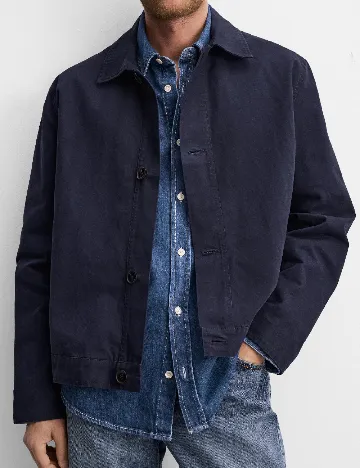 Jacheta Zara, bleumarin Albastru